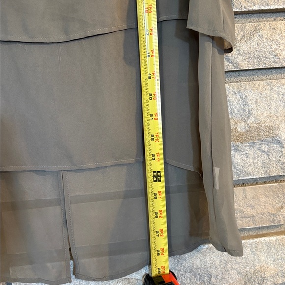 Bar III Taupe Blouse - Picture 6 of 8